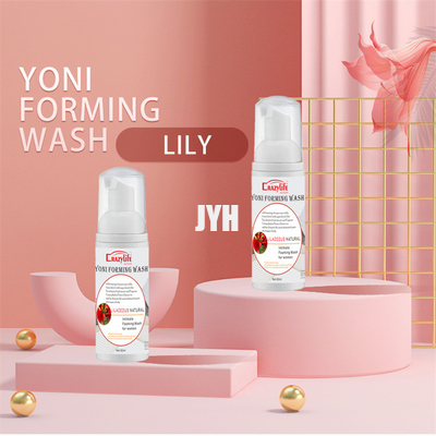 Unscented flairent l'odeur Lily Gynecological Yoni Foaming Wash de produits de soin pour la peau d'OEM