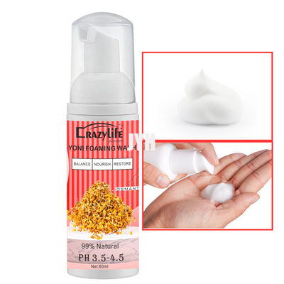 Lavage féminin écumant naturel de l'équilibre pH pour démanger des secteurs intimes