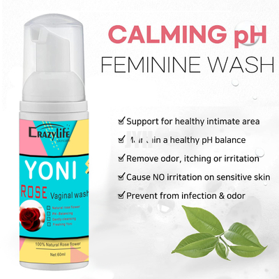 Les produits de soin pour la peau d'OEM 60ML stérilisent le pH ont équilibré le lavage intime féminin de nettoyage quotidien de soin
