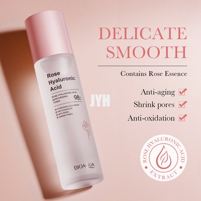 Lignes fines et rides Rose Face Toner Natural Organic Rose Hyaluronic Acid Water