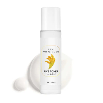 Le toner organique naturel Niacinamide de soins de la peau rougeoient le ton GMPC de visage de l'eau de riz d'essence