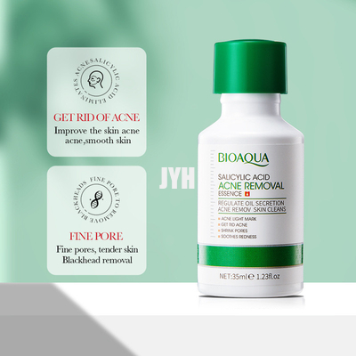 soins de la peau faciaux d'anti de l'acné 30ml de visage de sérum d'acné de traitement d'acide salicylique retrait organique de bouton