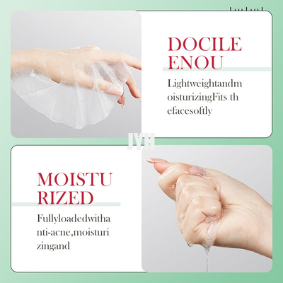 Pores de rétrécissement de masque d'acné d'acide salicylique d'OEM éclairant hydratant le masque facial de feuille