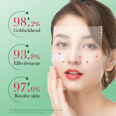 Pores de rétrécissement de masque d'acné d'acide salicylique d'OEM éclairant hydratant le masque facial de feuille
