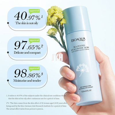toner et lotion des soins de la peau 120ml hydratant ride d'acide hyaluronique de fenouil de mer de peau l'anti