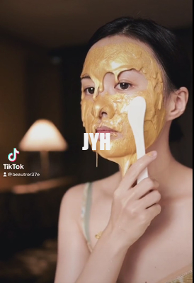 le professionnel anti-vieillissement Clay Mask Powder 24k d'or facial de 100g épluchent Jelly Facial Mask