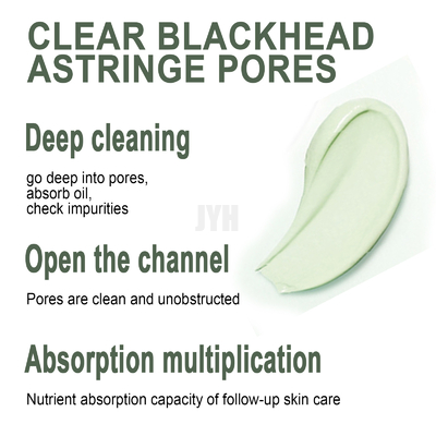 Marque de distributeur organique faite sur commande de Clay Mud Facial Clay Mask de thé vert