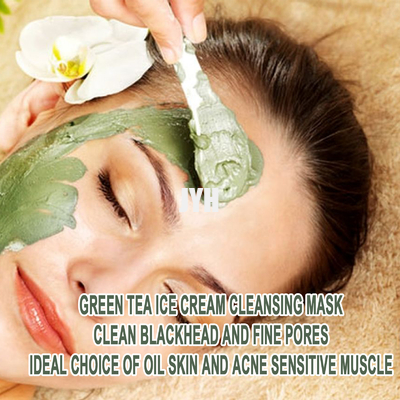 Marque de distributeur organique faite sur commande de Clay Mud Facial Clay Mask de thé vert