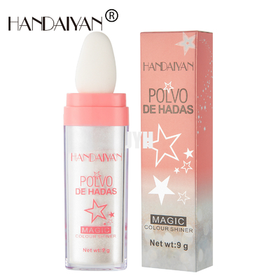 Poudre à haute brillance de miroitement de maquillage de MSDS pour le corps de cheveux de lèvres de yeux de visage