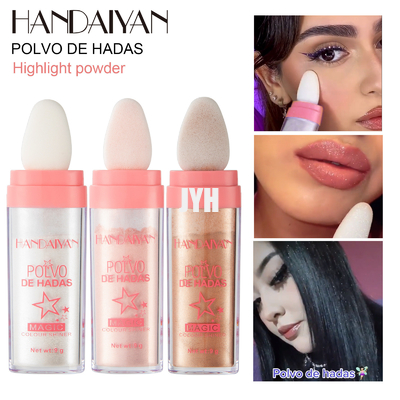 Poudre à haute brillance de miroitement de maquillage de MSDS pour le corps de cheveux de lèvres de yeux de visage
