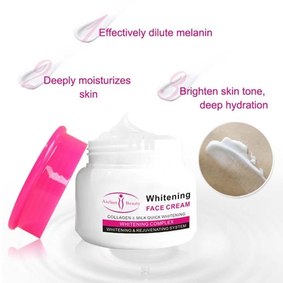 Soins de la peau de femmes de collagène blanchissant l'anti ODM crème facial de ride