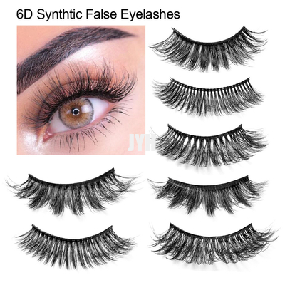 Maquillage épais tridimensionnel 6D 20mm de jeune mariée de Mink False Eyelashes Stage Show d'imitation