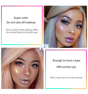 3ml Face Eye Glow Shining Lip Gloss Set 6 Color Shimmer Waterproof Kit de maquillage longue durée