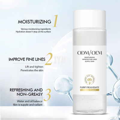 Retard femelle de toner de visage de soins de la peau de MSDS vieillissant le toner facial antioxydant