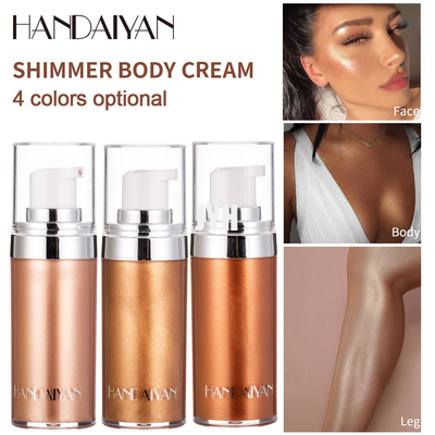 base liquide crème de Glow Glistening Makeup du visage 20ml et du bloc d'éclairage de Bronzer de barre de mise en valeur de Luminizer de corps