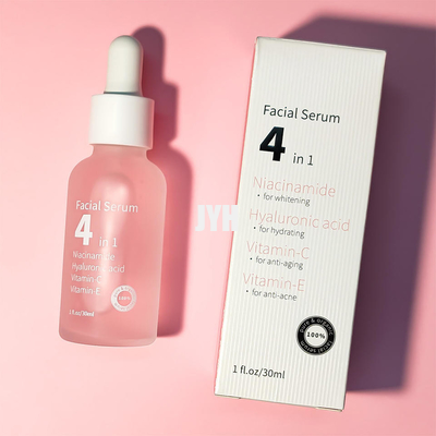 4 dans 1 faites face à la vitamine C du sérum 30% avec le sérum de blanchiment d'hydration anti-vieillissement de peau de nicotinamide d'ha