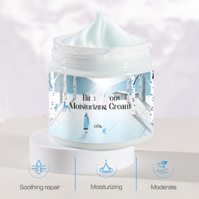 Crème faciale de crème hydratante organique d'acide hyaluronique pour tous les types 50ml de peau