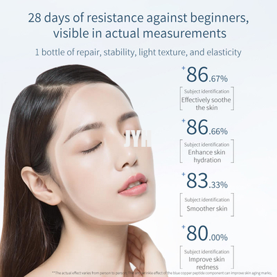 lueur faciale de l'eau du peptide 100ml de cuivre bleu affermissant des soins de la peau profonds d'hydrate de réparation
