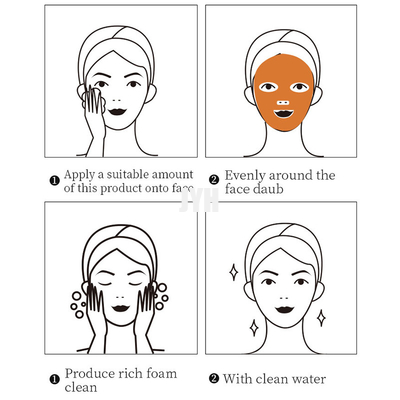 Nettoyage profond de refroidissement de tête noire faciale de Clay Mask Acne Treatment Remove de bulle d'Oxy