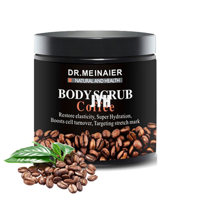 Le café naturel de GMPC frottent s'exfolier le sel de mer morte frottent l'enlèvement d'acné