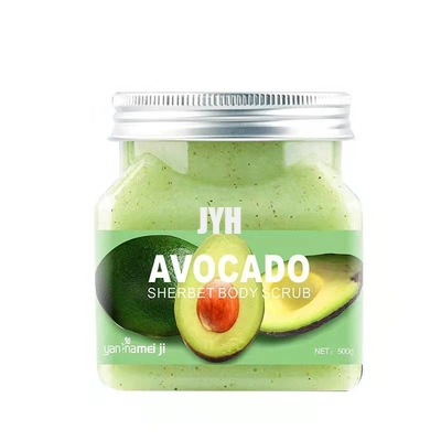 Le corps facial d'avocat d'ODM frottent hydrater de nettoyage profond organique d'Exfoliante