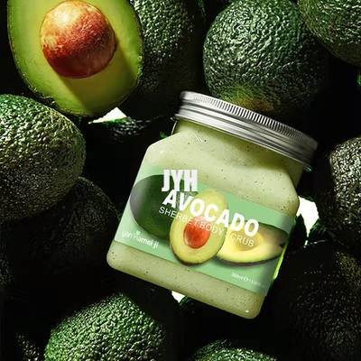 Le corps facial d'avocat d'ODM frottent hydrater de nettoyage profond organique d'Exfoliante