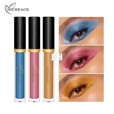 Marque de distributeur de fard à paupières de maquillage des yeux lumineux imperméable 10 couleurs