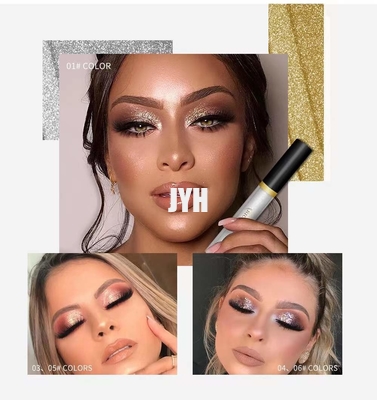 Marque de distributeur de fard à paupières de maquillage des yeux lumineux imperméable 10 couleurs