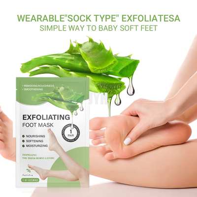 S'exfoliant et hydratant l'aloès Vera Foot Mask For Rejuvenating