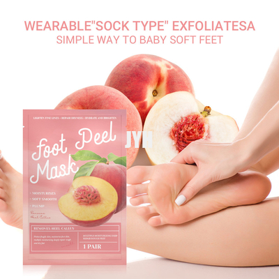chaussettes s'exfoliantes de hydrater profond de 40ml Juice Peach Foot Peel Mask
