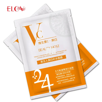 25 ml de peau blanchissant le masque protecteur de éclairage de soins de la peau de masque de feuille de vitamine C de masque de massage facial