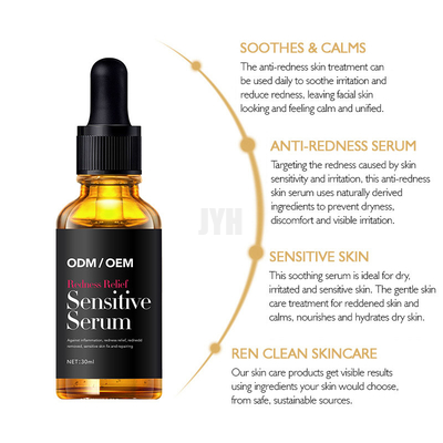 Oem Private Label Sérum anti-rougeurs biologique pour réduire les rougeurs sérum facial