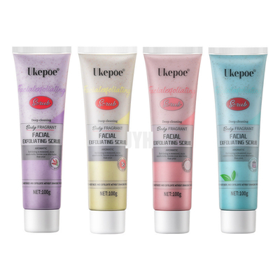 100g Sugar Whipped Organic Facial Scrub Exfolianting blanchissant le corps frottent