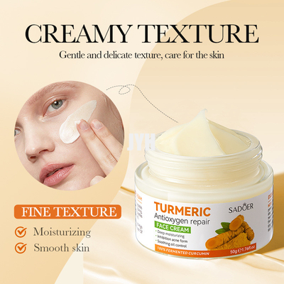 soins de la peau crèmes faciaux du safran des indes 50G blanchissant la crème de visage de traitement d'acné