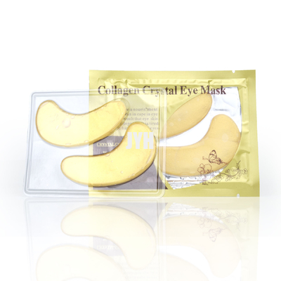 Le gel Maskss de collagène de beauté de masque d'oeil d'or d'ODM 24k raccorde la feuille pour la boursouflure