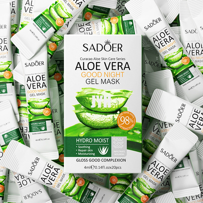 Aloès de blanchiment coréen Vera Skin Care Mask de hydrater de feuille faciale de masque de beauté