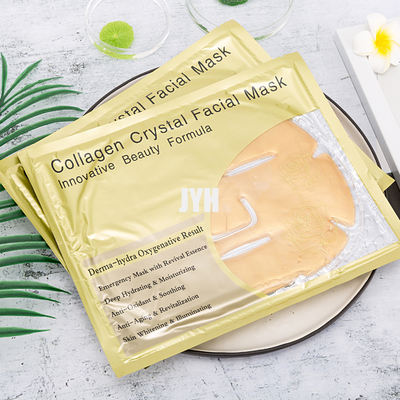 Collagène d'algues cristalline organique 24K plaque d'or masque facial anti-rides