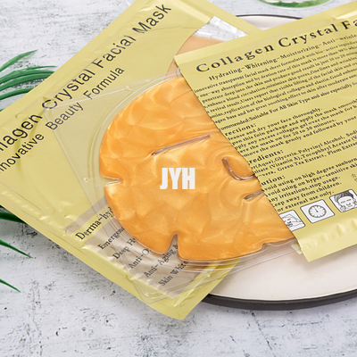 Collagène d'algues cristalline organique 24K plaque d'or masque facial anti-rides