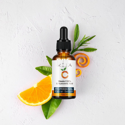 30 ml de sérum éclairant le visage avec de l' acide hyaluronique