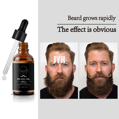 Huile 100% naturelle pour renforcer la barbe, conditionneur avec argane organique.
