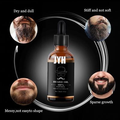 Huile 100% naturelle pour renforcer la barbe, conditionneur avec argane organique.