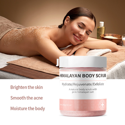 280G Escrubs naturels pour le corps avec sel de l'Himalaya